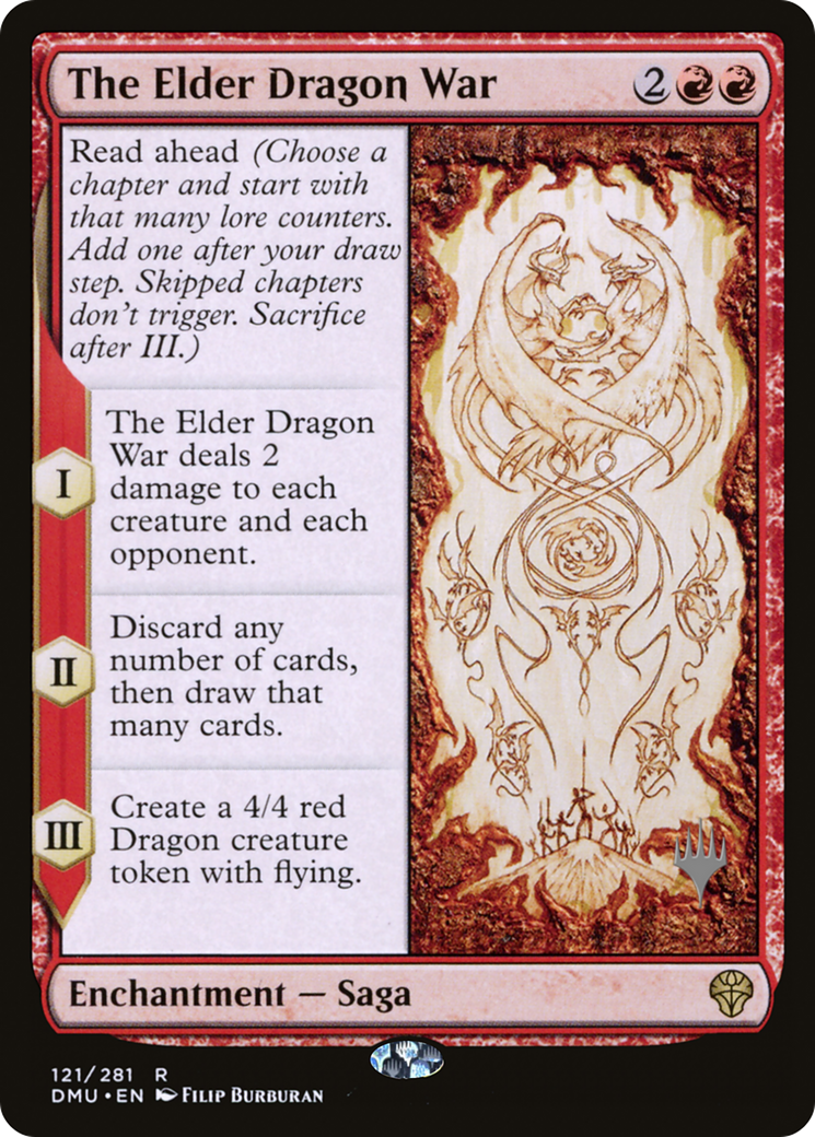 Image of The Elder Dragon War (Promo Pack) [Dominaria United Promos]