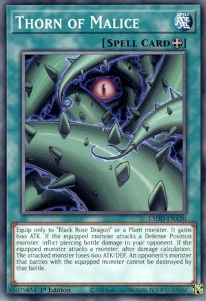 Image of Thorn of Malice [L5DD-ENA20] Common