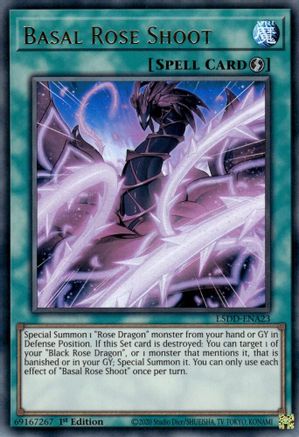 Image of Basal Rose Shoot (Ultra Rare) [L5DD-ENA23] Ultra Rare