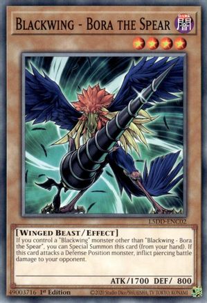 Image of Blackwing - Bora the Spear [L5DD-ENC02] Common