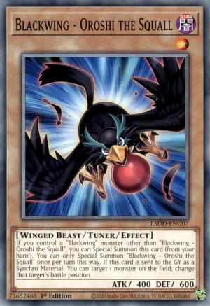 Image of Blackwing - Oroshi the Squall [L5DD-ENC07] Common