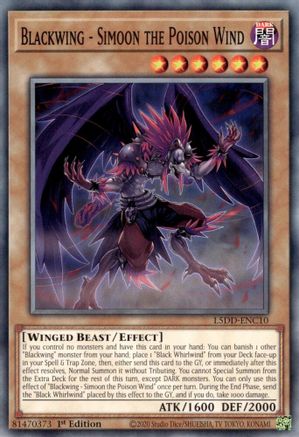 Image of Blackwing - Simoon the Poison Wind [L5DD-ENC10] Common