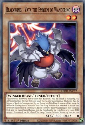Image of Blackwing - Vata the Emblem of Wandering [L5DD-ENC12] Common