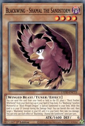 Image of Blackwing - Shamal the Sandstorm [L5DD-ENC13] Common