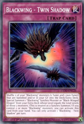 Image of Blackwing - Twin Shadow [L5DD-ENC26] Common