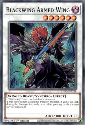 Image of Blackwing Armed Wing [L5DD-ENC28] Common