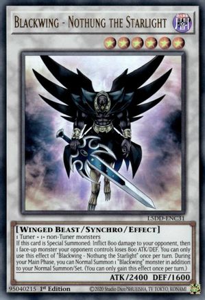 Image of Blackwing - Nothung the Starlight [L5DD-ENC31] Ultra Rare