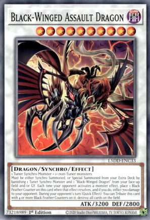 Image of Black-Winged Assault Dragon [L5DD-ENC33] Common