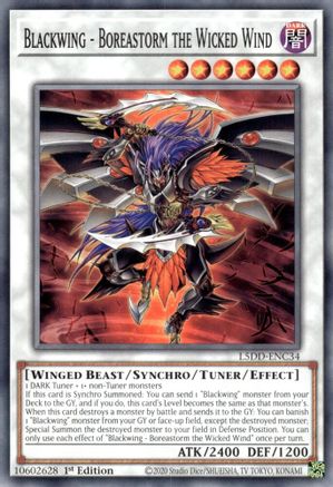 Image of Blackwing - Boreastorm the Wicked Wind [L5DD-ENC34] Common