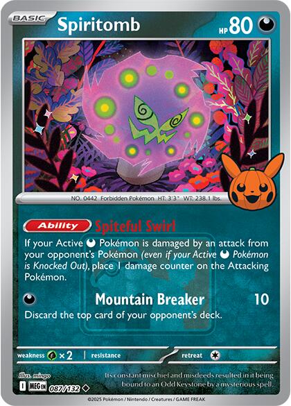 Image of Spiritomb (087/132) (Pokeween 2025) [Miscellaneous Cards]