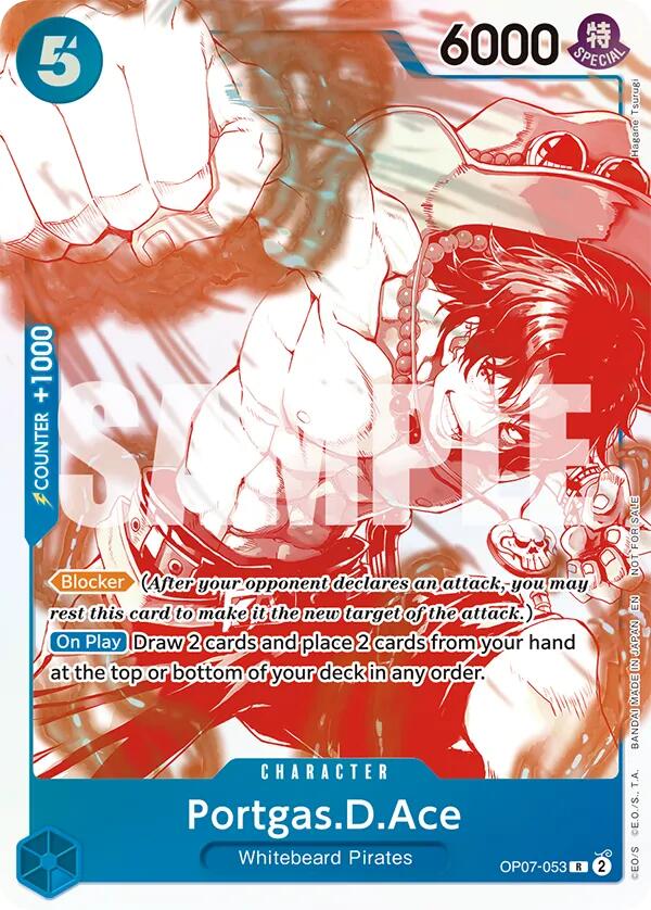 Image of Portgas.D.Ace (OP07-053) (3rd Anniversary Treasure Campaign Pack) [One Piece Promotion Cards]
