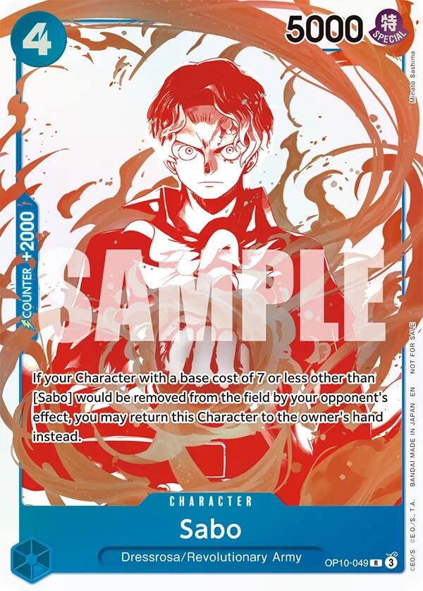 Image of Sabo (OP10-049) (3rd Anniversary Treasure Campaign Pack) [One Piece Promotion Cards]