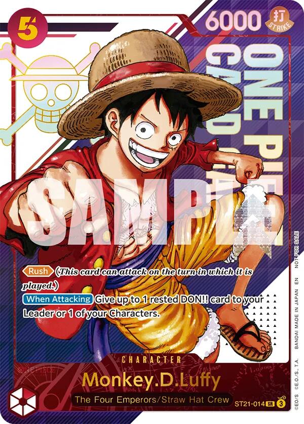Image of Monkey.D.Luffy (ST21-014) (3rd Anniversary Treasure Campaign Pack) [One Piece Promotion Cards]