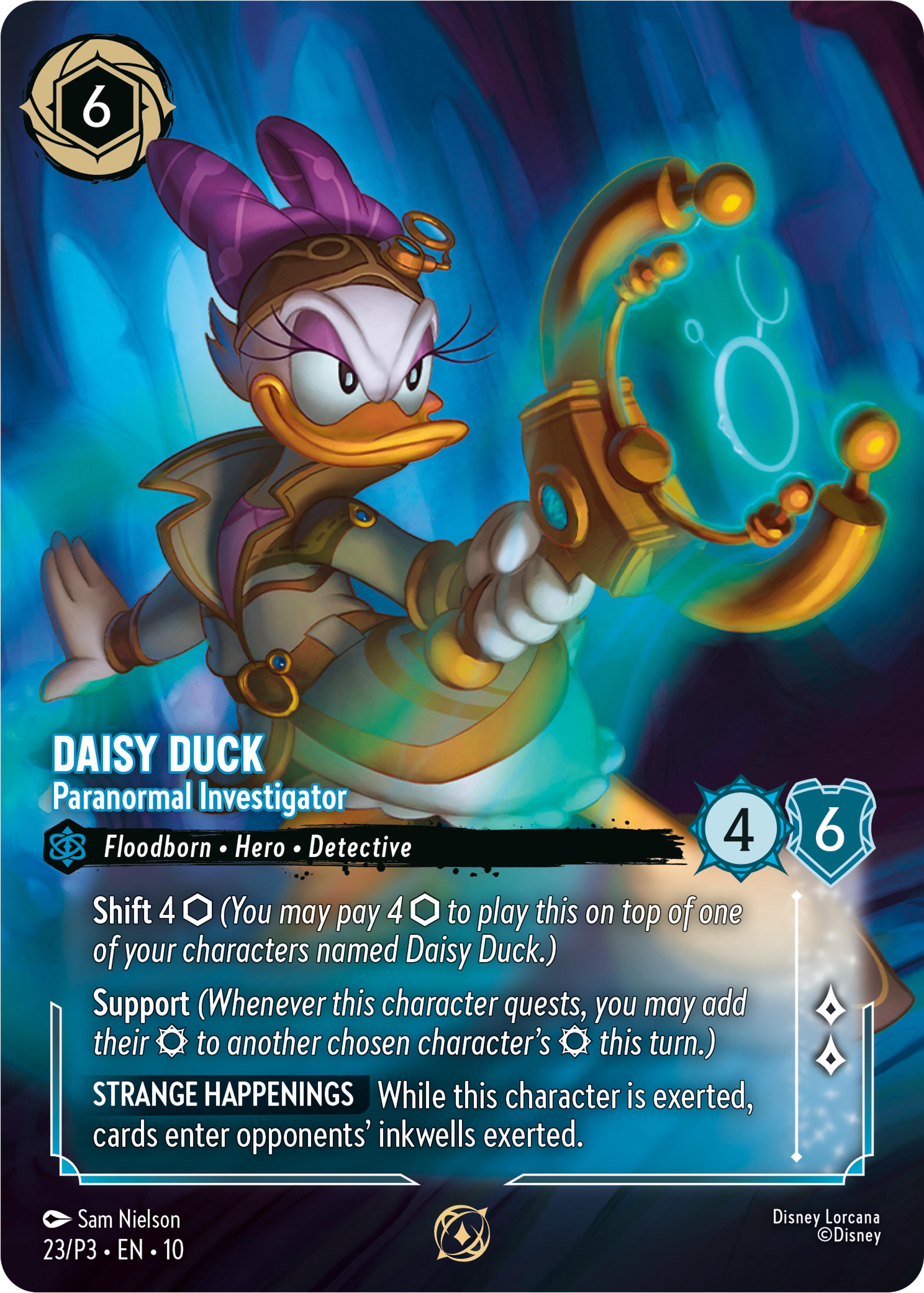 Image of Daisy Duck - Paranormal Investigator (Store Championship Participant) (23) [Promo Cards]