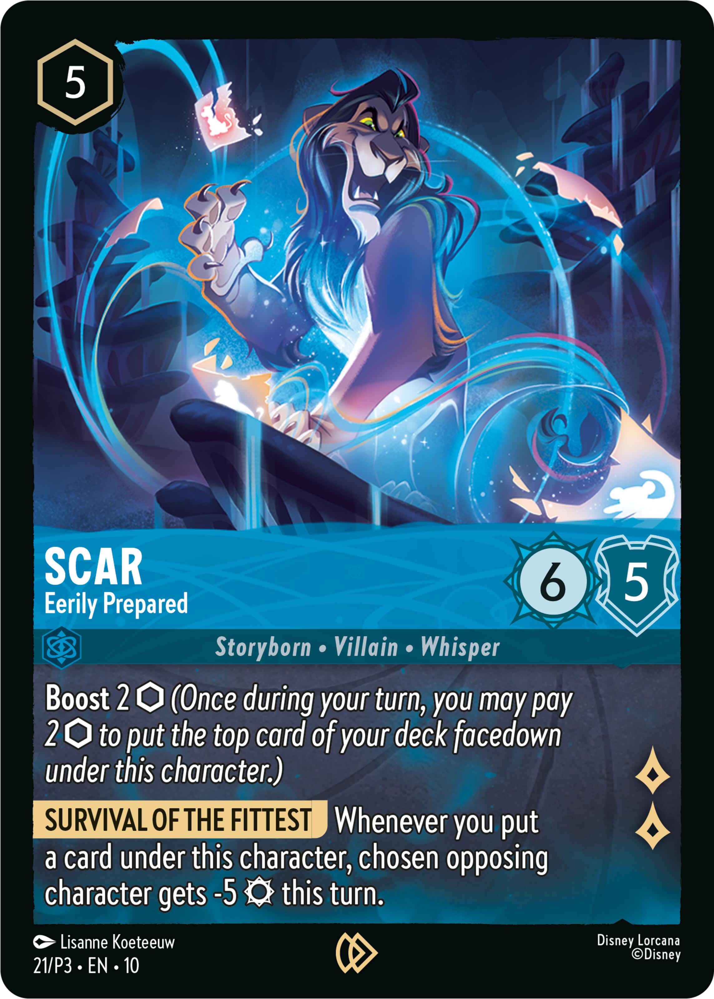 Image of Scar - Eerily Prepared (21) [Promo Cards]