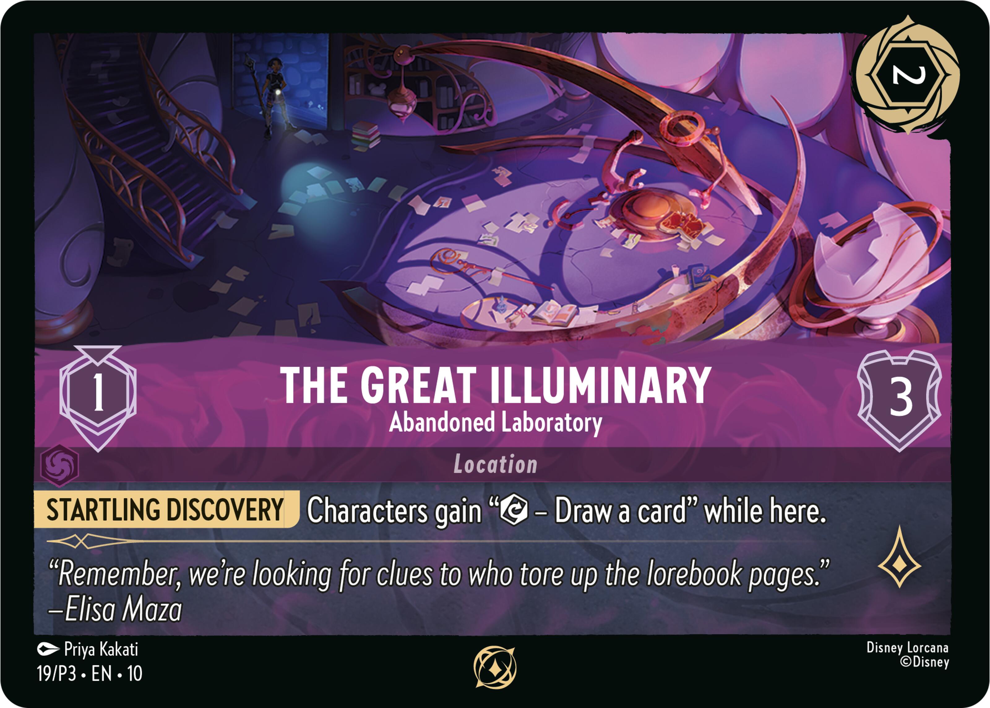 Image of The Great Illuminary - Abandoned Laboratory (19) [Promo Cards]