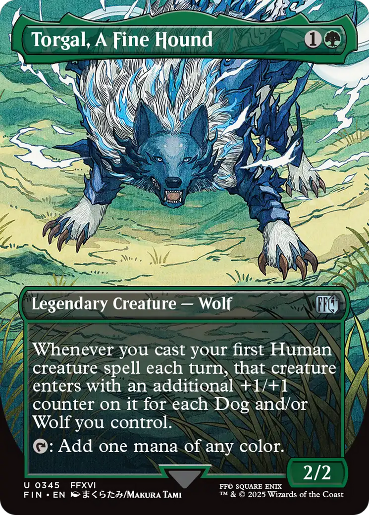 Image of Torgal, A Fine Hound (Borderless) [FINAL FANTASY]