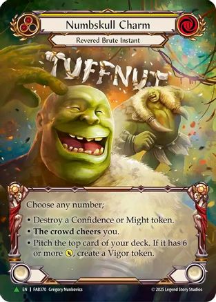 Image of Numbskull Charm [FAB370] (Super Slam)  Cold Foil
