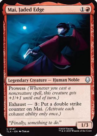 Image of Mai, Jaded Edge [Avatar: The Last Airbender]