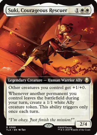 Image of Suki, Courageous Rescuer (Extended Art) [Avatar: The Last Airbender]