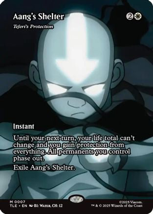Image of Aang's Shelter - Teferi's Protection (Borderless) [Avatar: The Last Airbender: Eternal-Legal]