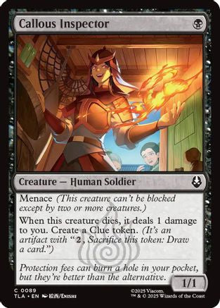 Image of Callous Inspector [Avatar: The Last Airbender]