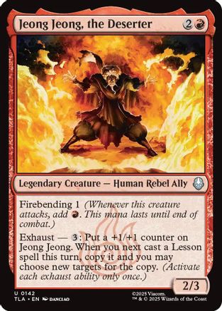 Image of Jeong Jeong, the Deserter [Avatar: The Last Airbender]