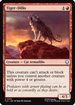 Image of Tiger-Dillo [Avatar: The Last Airbender]
