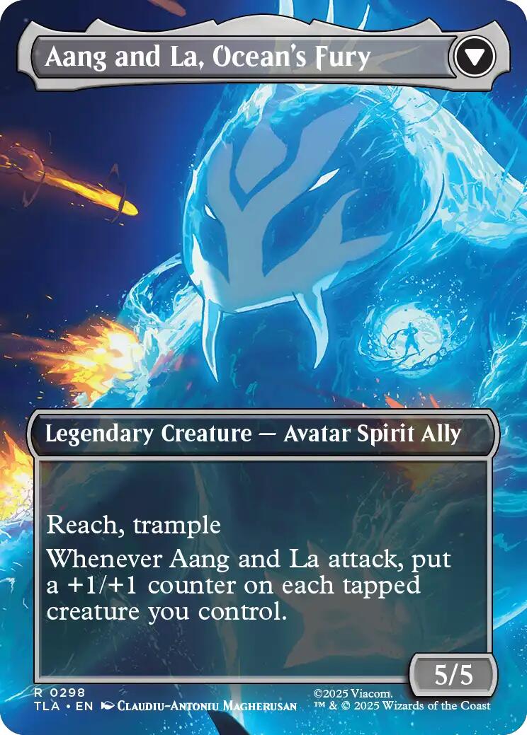 Image of Aang, Swift Savior (298) (Borderless) [Avatar: The Last Airbender]