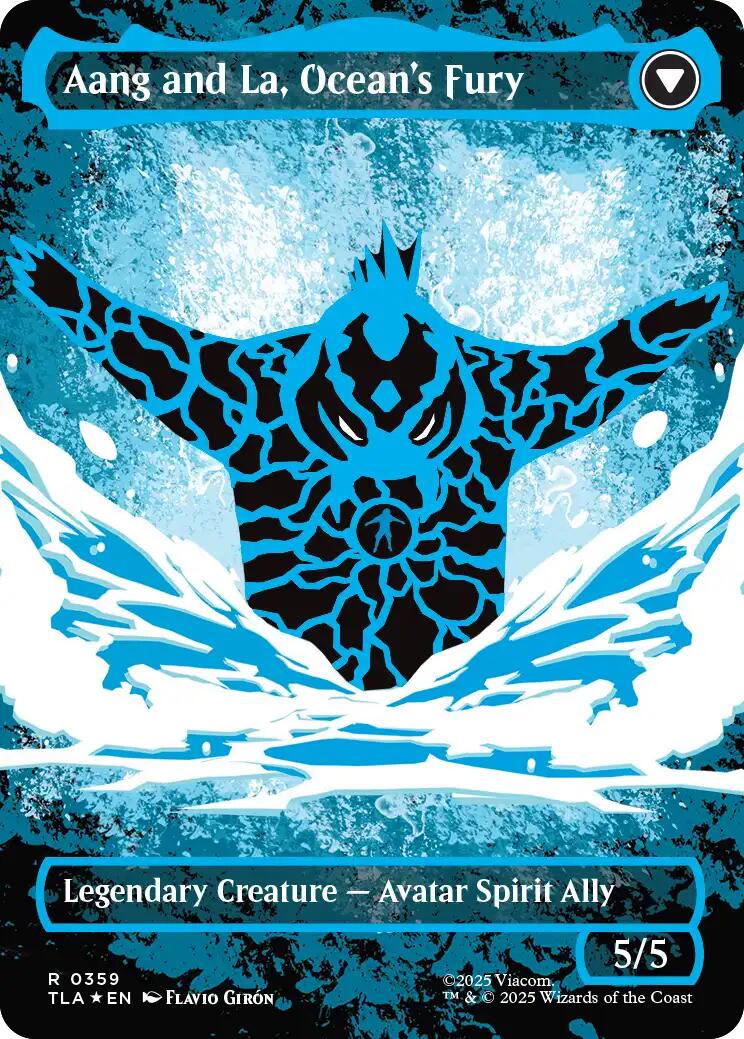 Image of Aang, Swift Savior (359) (Borderless) [Avatar: The Last Airbender]