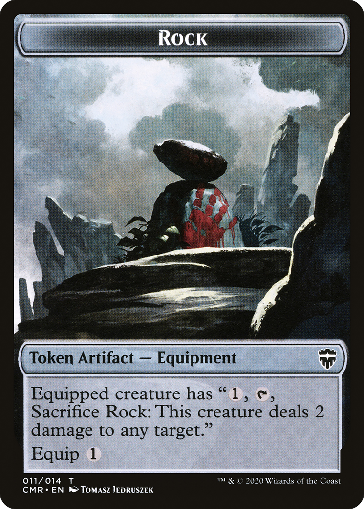 Image of Rock Token [Commander Legends Tokens]