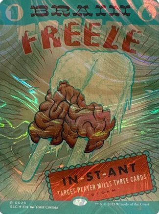Image of Brain Freeze (Halo Foil) [Secret Lair Countdown Kit]
