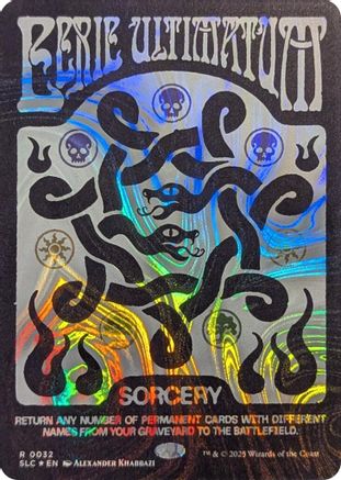 Image of Eerie Ultimatum (Halo Foil) [Secret Lair Countdown Kit]