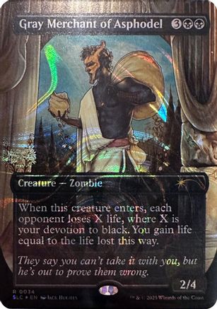 Image of Gray Merchant of Asphodel (Halo Foil) [Secret Lair Countdown Kit]