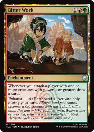 Image of Bitter Work [Avatar: The Last Airbender]