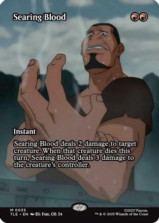 Image of Searing Blood (Borderless) [Avatar: The Last Airbender: Eternal-Legal]