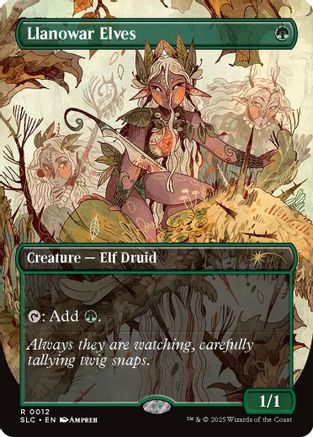 Image of Llanowar Elves [Secret Lair Countdown Kit]