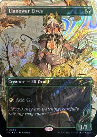 Image of Llanowar Elves (Halo Foil) [Secret Lair Countdown Kit]