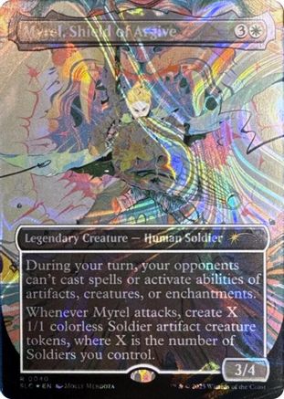 Image of Myrel, Shield of Argive (Halo Foil) [Secret Lair Countdown Kit]