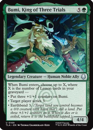 Image of Bumi, King of Three Trials [Avatar: The Last Airbender]