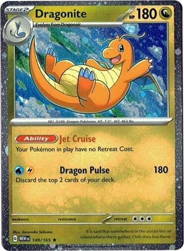 Image of Dragonite 149/165 (Cosmos Holo) [Miscellaneous Cards]