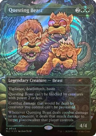 Image of Questing Beast (Halo Foil) [Secret Lair Countdown Kit]