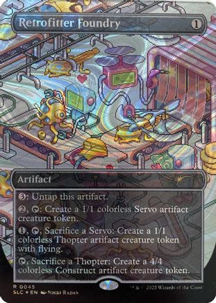 Image of Retrofitter Foundry (Halo Foil) [Secret Lair Countdown Kit]