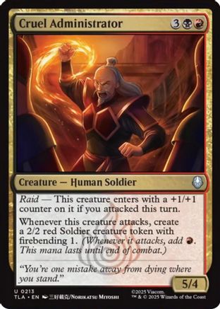 Image of Cruel Administrator [Avatar: The Last Airbender]