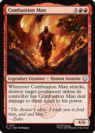 Image of Combustion Man [Avatar: The Last Airbender]