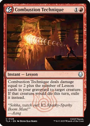 Image of Combustion Technique [Avatar: The Last Airbender]