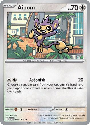 Image of Aipom (078/094) [Mega Evolution: Phantasmal Flames]