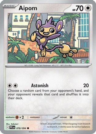 Image of Aipom (078/094) [Mega Evolution: Phantasmal Flames]