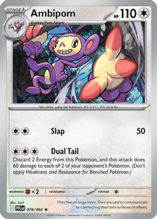 Image of Ambipom (079/094) [Mega Evolution: Phantasmal Flames]