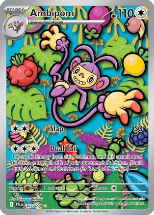 Image of Ambipom (107/094) [Mega Evolution: Phantasmal Flames]